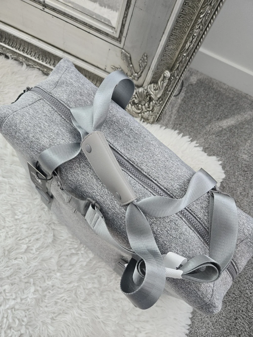 ALDO BRODDIE UNISEX - Weekend bag - Heathered Grey. One size. New.